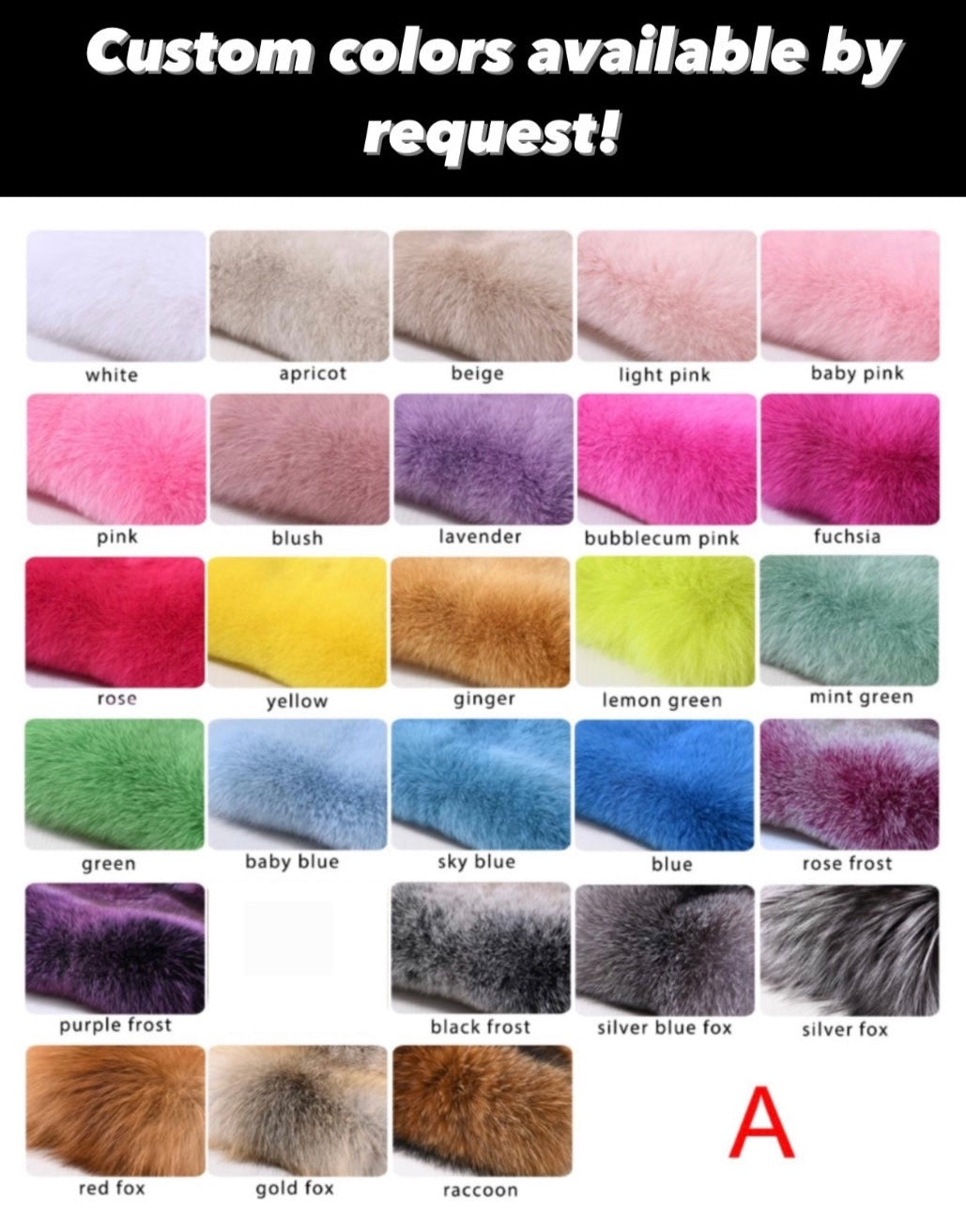 Pre-Order "Frozen" Fur