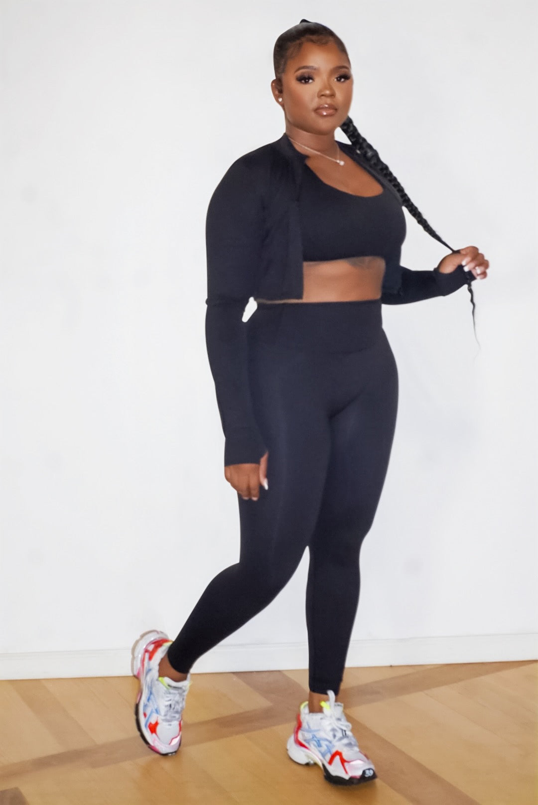 Blackout 3-Piece Activewear Set