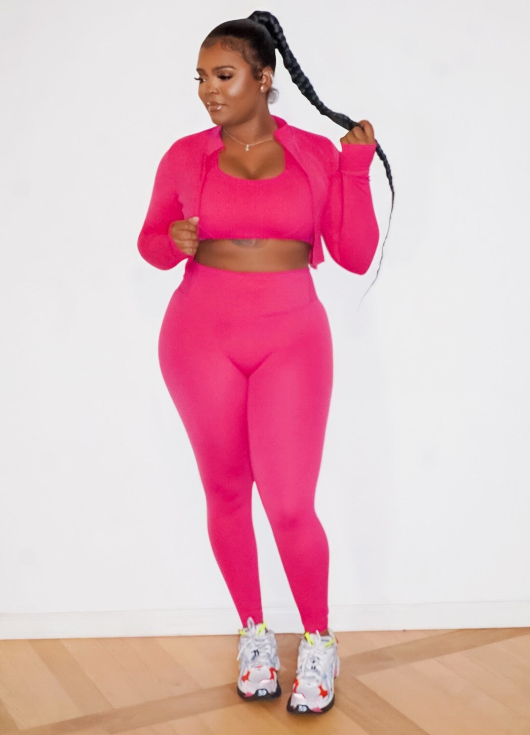 Think Pink 3-Piece Activewear Set